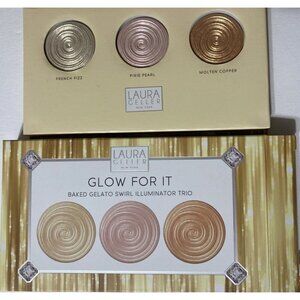LAURA GELLER GLOW FOR IT Hi-Def Glow Illuminator Trio Highlighter New in Box